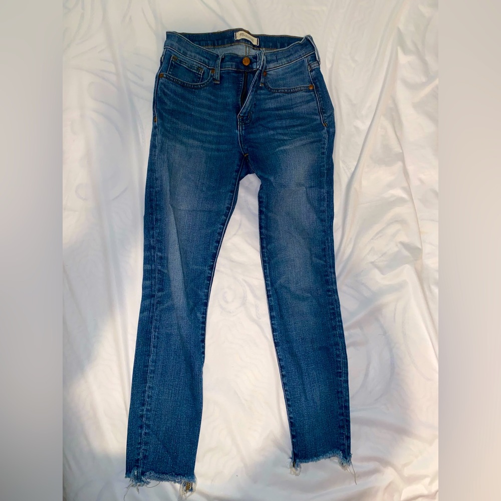 Madewell High Rise Skinny crop jeans